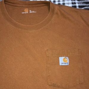 SOLD LOCALLY! Old Style Carhartt tan Tshirt.
